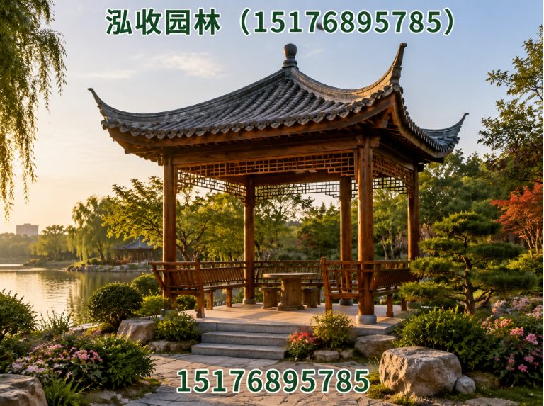龙岩防腐木凉亭展示图